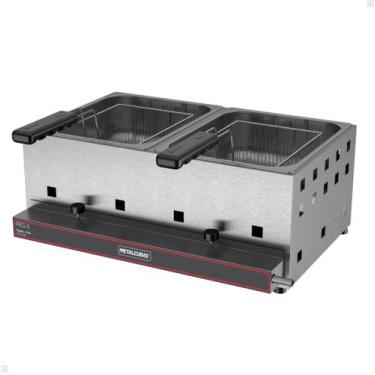 Imagem de Fritadeira Dupla A Gás  6 Litros FRCG6 AP Metalcubas