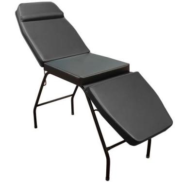 Imagem de Maca 3 Posições Reclinável Estética Tatuagem Depilação  - For-ty, PRET