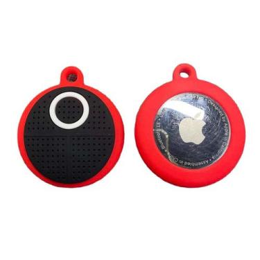 Imagem de Chaveiro Capa Silicone Porta Apple Airtag Round 6 Squid Game - Generic