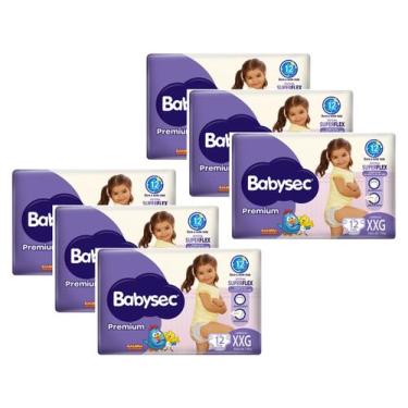 Imagem de Fralda Babysec Premium Galinha Pintadinha Tam. XXG - Acima de 13kg 6 P