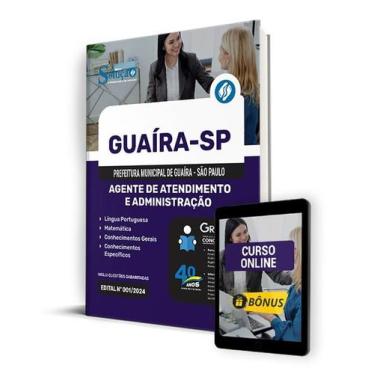 Imagem de Apostila Prefeitura de Guaíra - SP 2024 - Agente de Atendimento e Admi