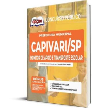 Imagem de Apostila Prefeitura de Capivari - SP - Monitor de Apoio e Transporte E