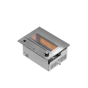 Imagem de Churrasqueira a gas de embutir DXX201 Slim Dinoxx Grelha Uruguaia em I