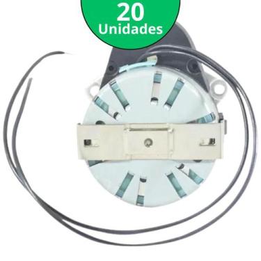 Imagem de Kit 20 Micro Motores Redutor Acoplado Refresqueiras 220 - TIWA DO BRAS
