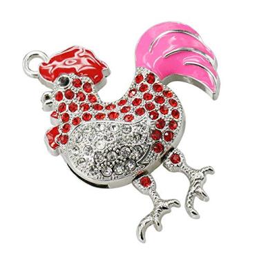 Imagem de 32 GB Prata Modelo Frango USB Flash Drive USB Stick PenDrives USB Flash Disk Memory Flash Card Flash Thumb U Disk