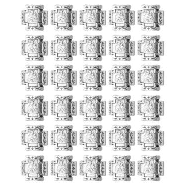 Imagem de COTTVOTT Our Lady Miraculous Medal/Exorcism St. Benedict/Jesus Cross Loose Bedas para Fazer Joias DIY Colar Rosário Pulseira Espaçador Contas, Small, Madeira Zinco, Sem pedras preciosas