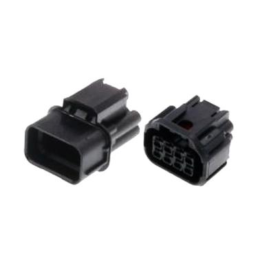 Imagem de 1 Conjunto De Conector À Prova D'água De 8 Pinos Sma/*rt Lock L */ed Farol Plug Chicote De Motor Tomada Elétrica 6181-6850 6189-7423(Female and Male)