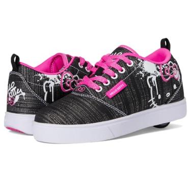 Imagem de HEELYS Tênis masculino Pro 20 (criança pequena) com salto com rodas, Preto/rosa, 7 Big Kid