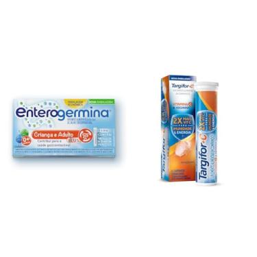 Imagem de Kit Enterogermina Plus Probiótico, 10 unidades de 5 ml + Targifor C Vitamina C e Arginina 16 comprimidos efervescentes
