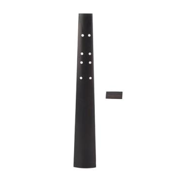 Imagem de Substituição de Braço de Violino, Parte de Substituição do Braço de Violino de Ebony Wood para 4/4 Violino Em Tamanho Real Componente de Reparo Importante para Músicos e
