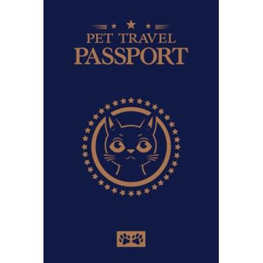 Imagem de Pet Passport & Medical Record for Pet Health and Travel: Pet Health & Vaccine Track Journal Notebook, Health Log Book, Vaccination Reminder, ... Dogs Puppies (Passport size 4x6 inches)