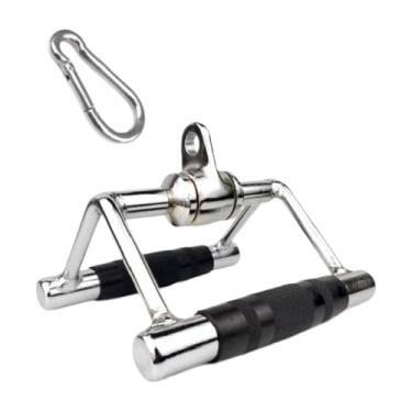 Imagem de Vaveren Double D Line Handle Machine Acessórios Equipamento Comfort Grip Pull Down BAR para BÍSETO TREINO TREINO TRICEP Sports Sports