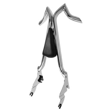 Imagem de Fjpacemt Cromado Sissy Bar Encosto para Harley, barra de 3,8 cm, apoio traseiro destacável do encosto do passageiro, adequado para modelos Harley Davidson Touring 2009-2025 Street Glide Road King