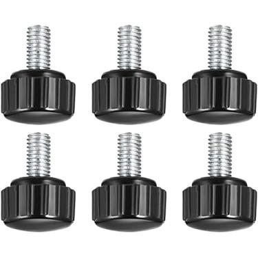 Imagem de Boxonly Parafuso de polegar serrilhado para furadeira de serra, torno de prensa e gabaritos de roteamento, máquinas de embalagem, equipamento de impressão, puxadores de aperto puxadores rosqueados de