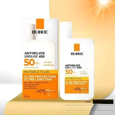 Imagem de Protetor Solar Facial e Corporal FPS 50 - Creme Clareador com Ação Ant