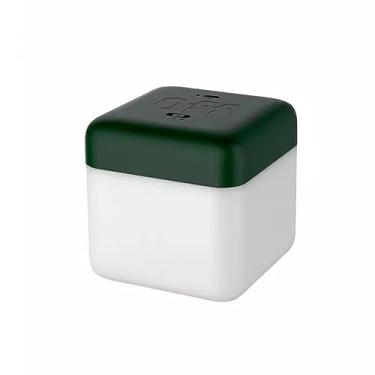 Imagem de Abajur de cabeceira Flip timer night lamp recarregável candeeiro de mesa companheiro dormir lâmpada ambiente quarto candeeiros de mesa Abajur de mesa de cabeceira(Orange)