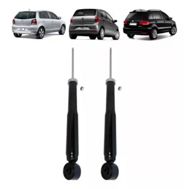 Imagem de PAR AMORTECEDOR TRASEIRO POLO HATCH SEDAN 2007 A 2014 FOX 1.0 1.6 2010 A 2013 SPACEFOX 2011 A 2016