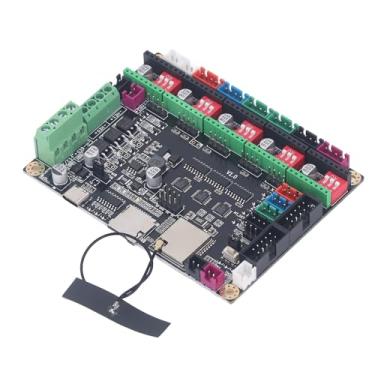 Imagem de Placa de Controle da Impressora 3D, Suporte do Marlin 2.0, Chip Esp32, 5 Tmc2209 Motoristas de Motor de Passo Com Dissipador de Calor, para MKs Tinybee V1.0, Controle de Wifi