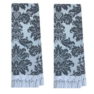 Imagem de 2 Mantas Xale Para Poltrona Pequena Peseira 0,70 X 1,80 (74 PRATA E PRETO)