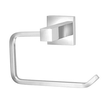 Imagem de Porta Toalha/Porta Papel Higiênico Metal Quadrado Cromado