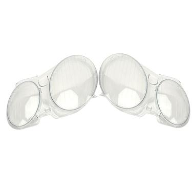 Imagem de GRCFUMO 1 par de tampa da lente do farol do carro, abajur do farol do carro, capa da lente do farol, capa transparente da lente do farol para classe E W211 E280 2002 a 2008