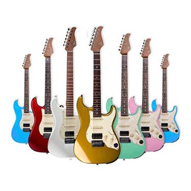 Imagem de MOOER GTRS S800 Guitarra Elétrica Dourada Inteligente Embutida com Efeitos Multi FX, Sim de Guitarra, Uma Guitarra Tons Maciços