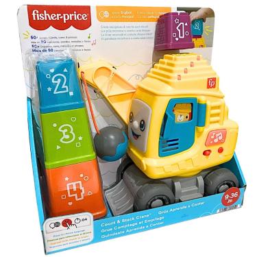 Imagem de Guindaste Aprenda a Contar para Bebê Fisher-Price HWY63