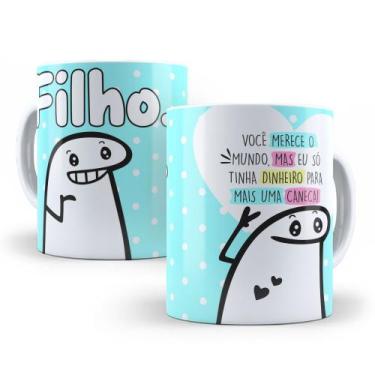 Imagem de Caneca de Cerâmica 325ml Flork Família - Mecolour