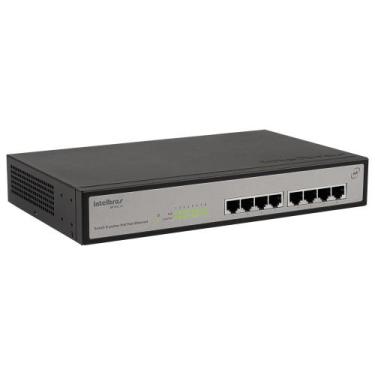 Imagem de Switch 08 Portas Intelbras Sf802Af 10/100  Mbps Poe Ativo - INTELBRAS 