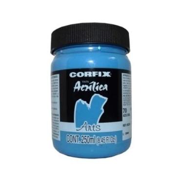 Imagem de Tinta Acrílica G1 Arts 070 Azul Real 250ml Corfix, 070 - AZUL REAL