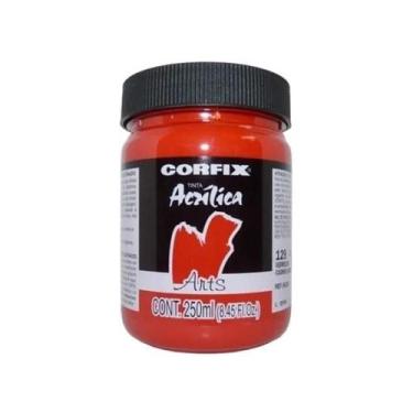 Imagem de Tinta Acrílica G1 Arts 129 Vermelho Cádmio 250ml Corfix, 129 - VERMELH