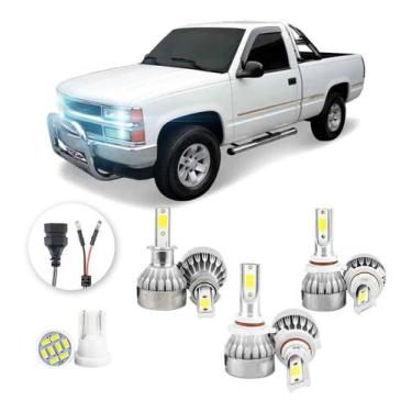 Imagem de Lampadas Led Chev. Silverado 1997 A 2001 H3 Hb3 Hb4 20000lm - V10, Bra