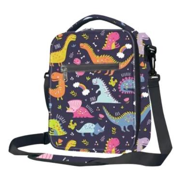 Imagem de Lancheira Kids Fofa Térmica Mantém Gelado e Quente - Tibaby, Violeta