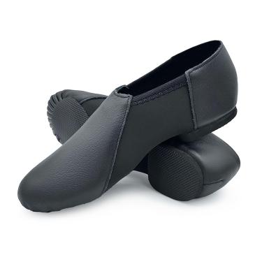 Imagem de Botinha Jazz em Couro Só Dança JZE43A, Preto, 44,5