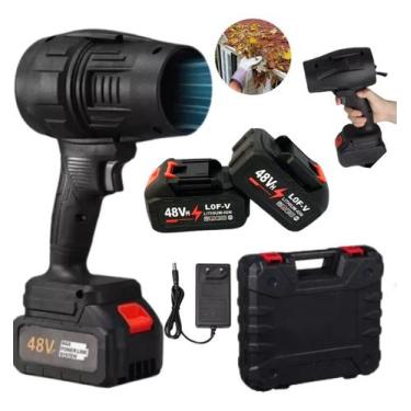 Imagem de Soprador turbo portátil usb recarregável 2 baterias Bivolt forte - BJ