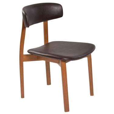 Imagem de Cadeira Tramontina çairé Ritmo Madeira Tauari Estofado Café Tramontina