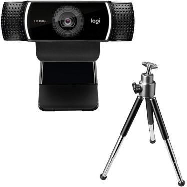 Imagem de Webcam Full HD Logitech C922 Pro Stream com Microfone Embutido 1080p e Tripé Incluso - Compatível com Logitech Capture