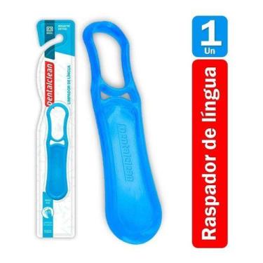 Imagem de Raspador Limpador De Língua Azul Pratic Plus Dentalclean