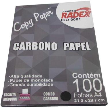 Imagem de Papel Carbono Para Lapis A4 Papel Preto