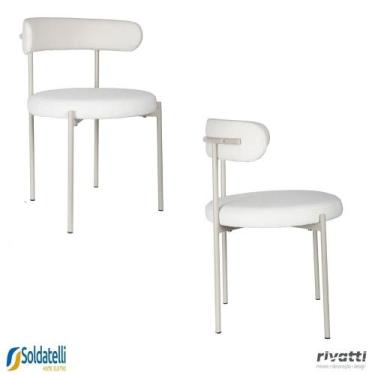 Imagem de Kit 2 Cadeiras Serena em Tecido Várias Cores - Rivatti, Off White