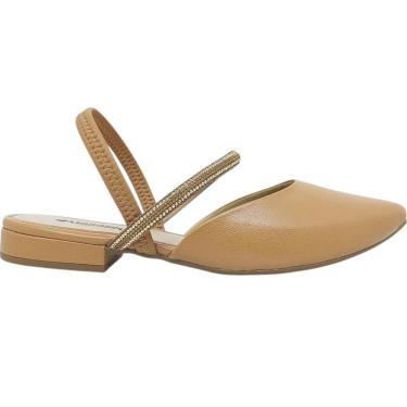 Imagem de Sapato Chanel Feminino Casual Dia a Dia Passeio com Strass Mississipi Mb553