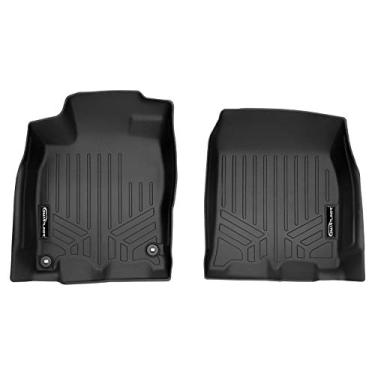 Imagem de MAXLINER Conjunto de tapetes de primeira fileira de tapetes pretos para Honda Civic Sedan ou Hatchback 2016-2021