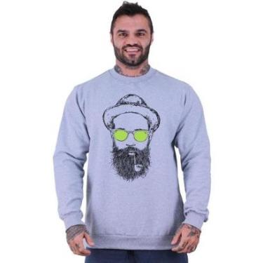 Imagem de Blusa Moletom Basic MXD Conceito Sem Touca Treino De Inverno Fitness-Masculino