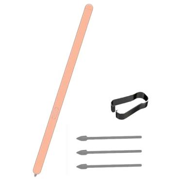 Imagem de Anglepingping Caneta S Pen Fold Edition para Samsung Galaxy Z Fold 6 com 3 Pontas de Substituição + Pino de Cartão (Laranja)