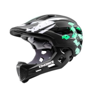 Imagem de YIJU Capacete de bicicleta infantil para meninos e meninas, portátil, à prova de choque, com ventilação, capacete de bicicleta para skate, Verde