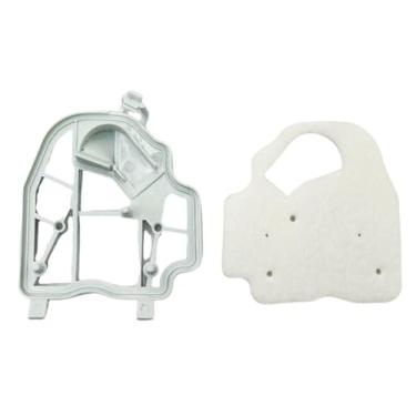 Imagem de Tolxh #1148 141 1700#1148 124 0500 Filtro de ar e moldura de filtro MS162 MS172 Motosserra 11481411700 11481240500 Peças de reposição duráveis de qualidade para Stihl