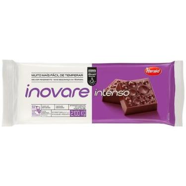Imagem de Cobertura Inovare sabor Chocolate Meio Amargo Intenso Barra 2,1kg - Ha