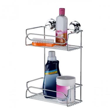 Imagem de Prateleira Banheiro Shampoo Ventosa Lavanderia Cozinha