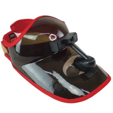 Imagem de Viseira Ventilador Chapeu Cor Vermelho