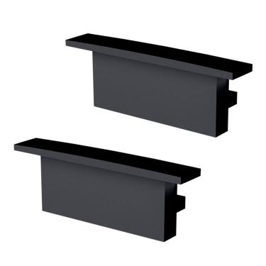 Imagem de Perfil De Sobrepor Taschibra Para Fita De Led Zenith 5x2 Com 3 Metros Preto